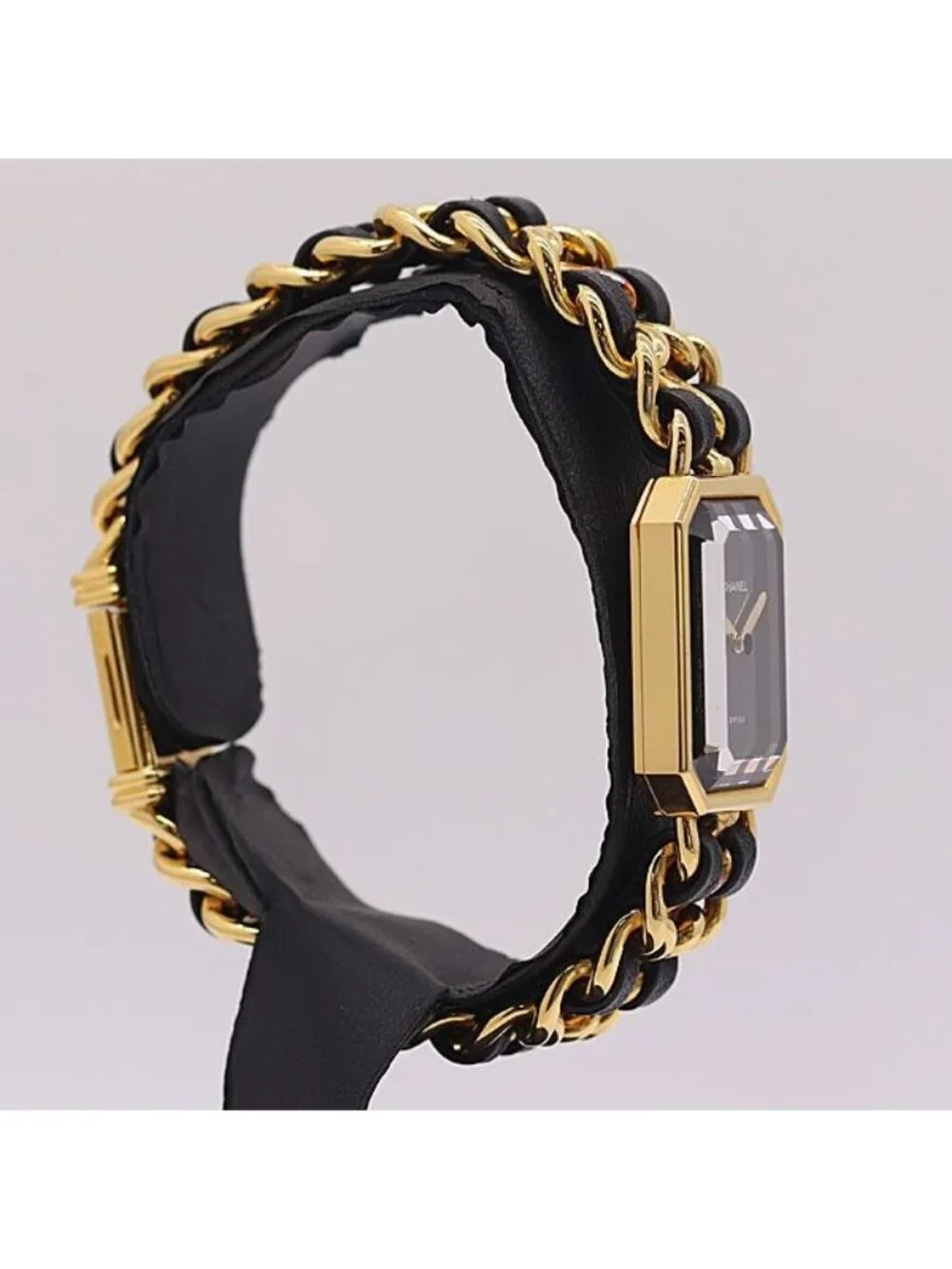 Chanel Premiere L Quartz Black Dial Bracelet Watch